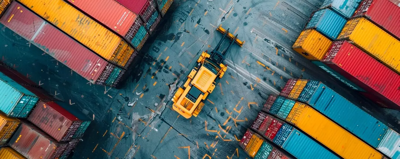 Konzept des Transports und der Logistik